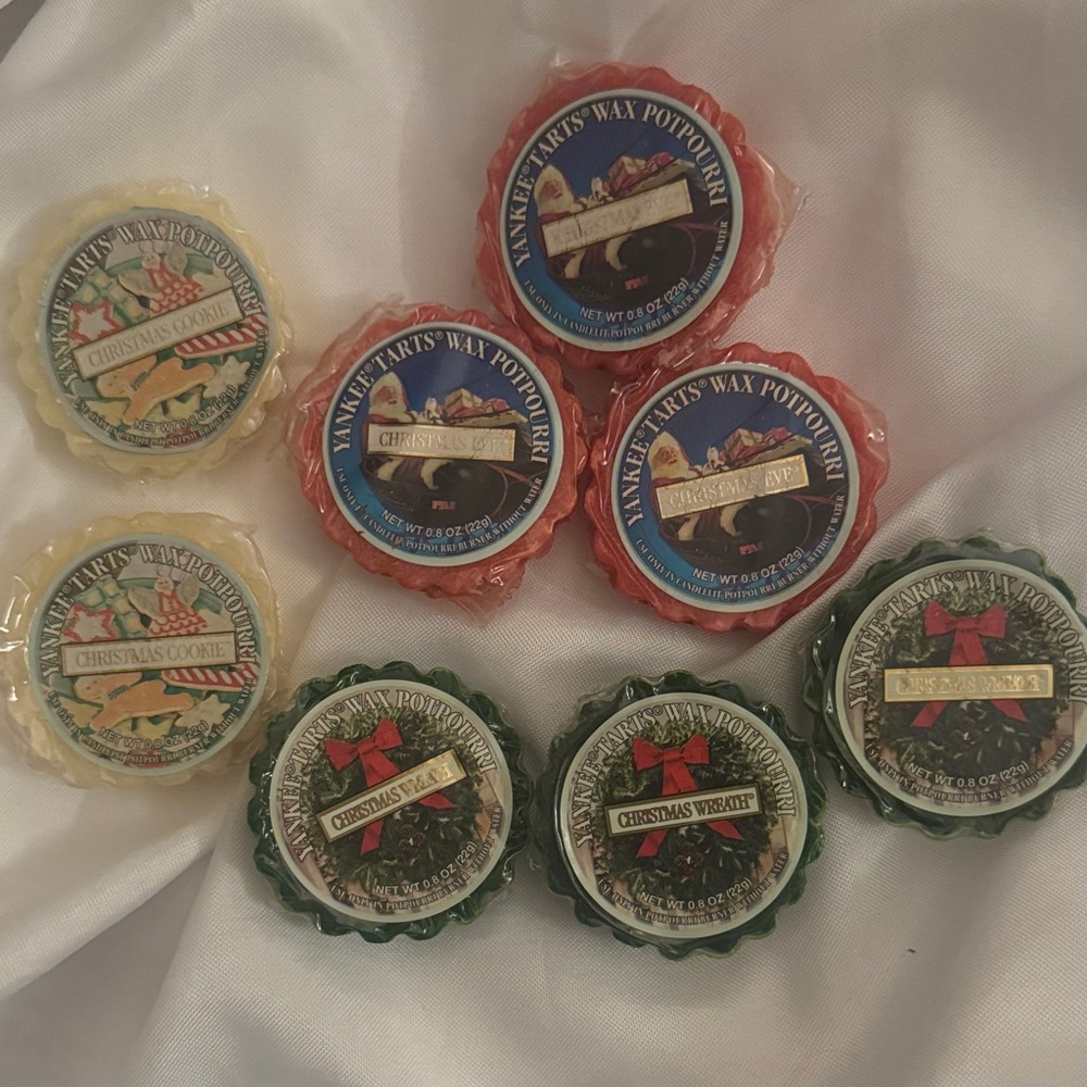 Yankee Candle Christmas Wax Tarts Collection